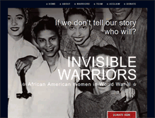 Tablet Screenshot of invisiblewarriorsfilm.com